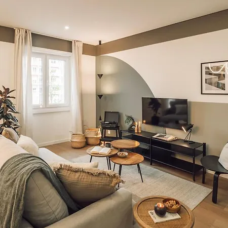 公寓 Harlem - 2 Bedrooms & Office In Alvalade