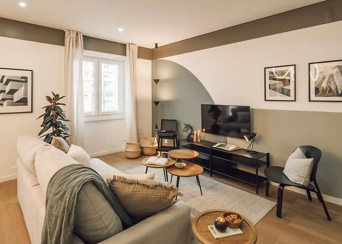 公寓 Harlem - 2 Bedrooms & Office In Alvalade